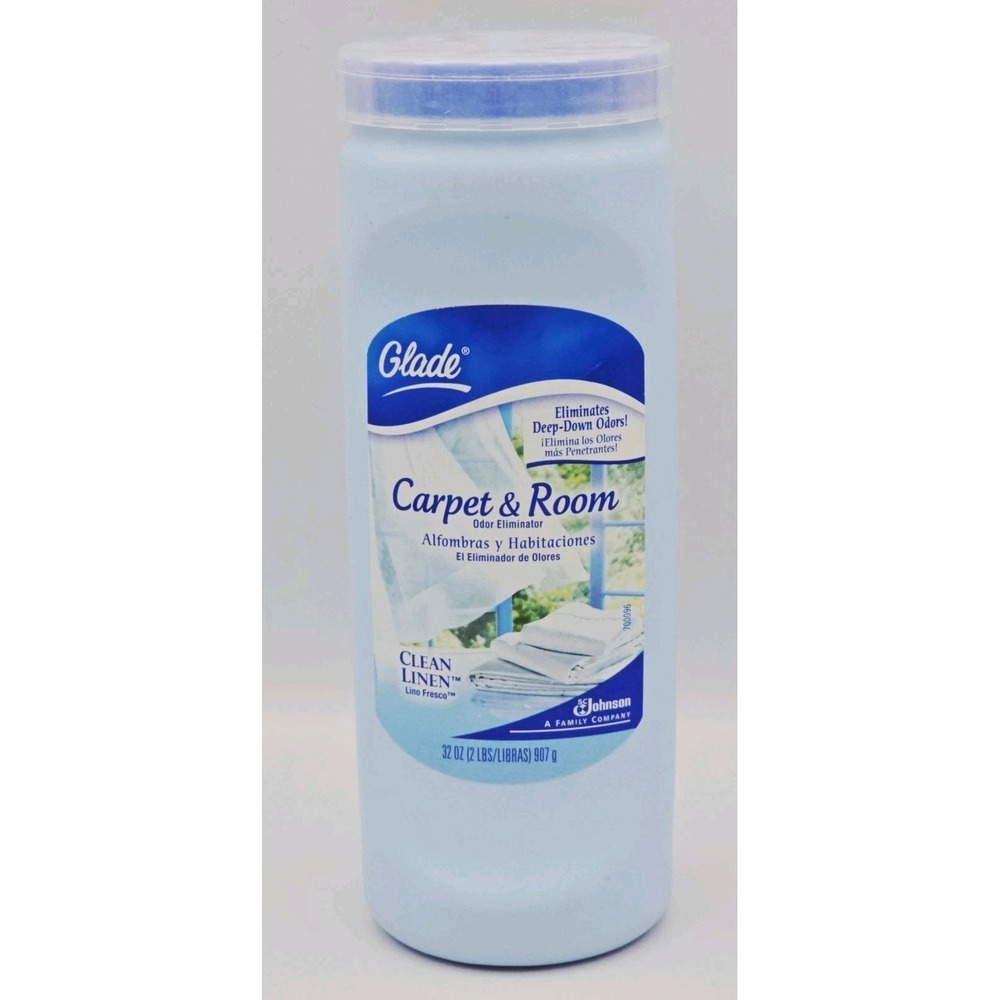 Glade Carpet and Room Refresher - Clean‎ Linen Scent 20 oz 50% Full Discontinued